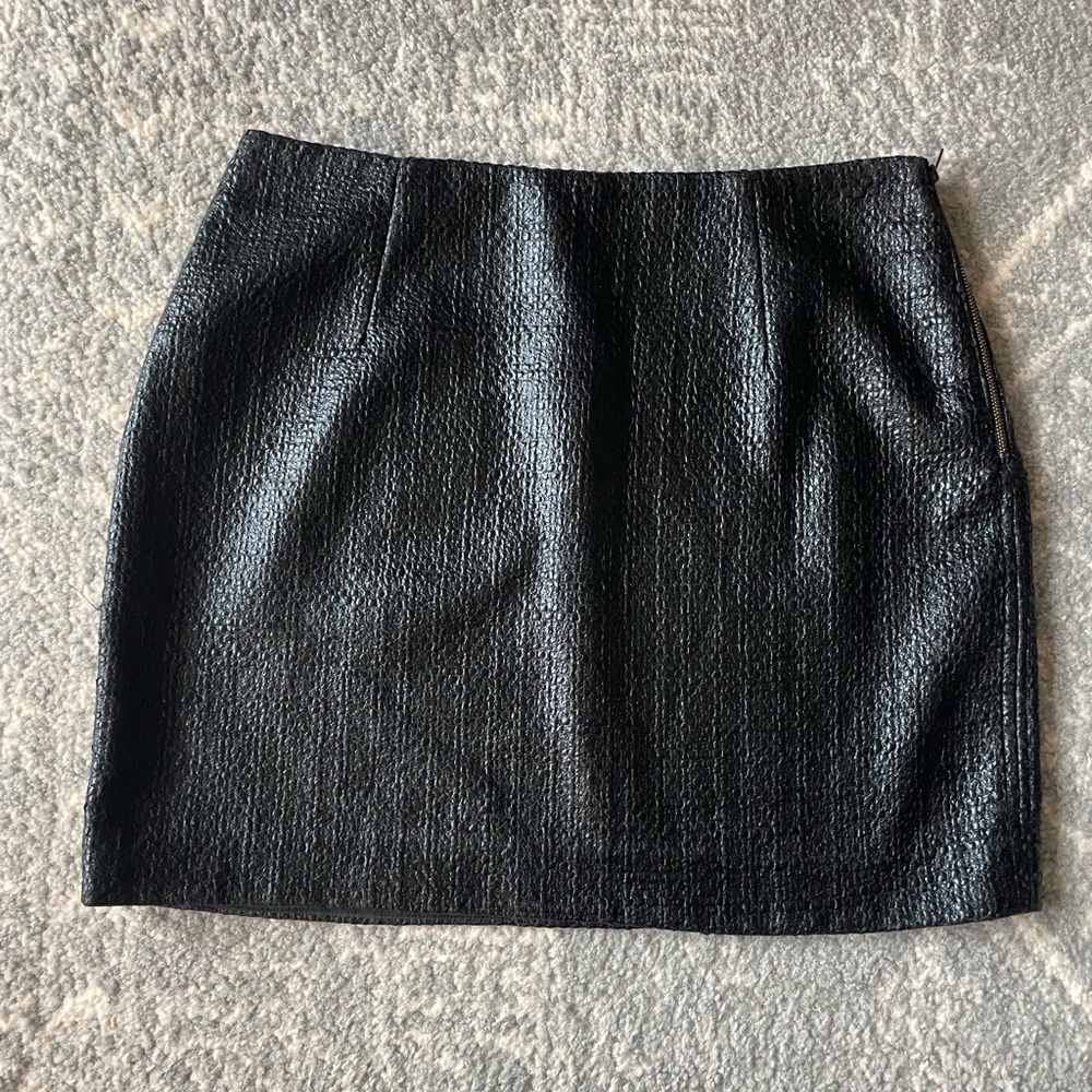 Banana Republic faux leather skirt